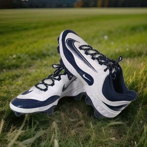 Nike Alpha Huarache Elite 4 Low MCS Baseball Cleats Men’s 15 (FD6255-107) Blue